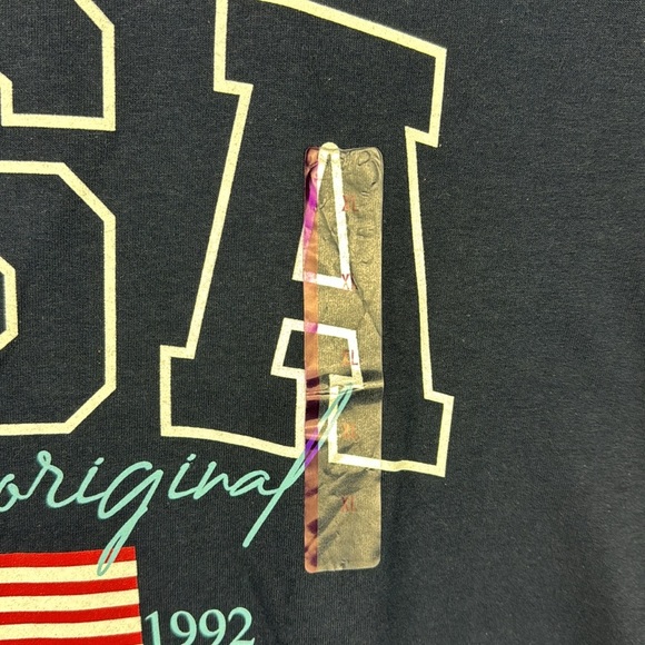 USA AMERICAN ORIGINAL EST 1992 T SHIRT NWT SZ XL RED WHITE BLUE 100% Cotton - Picture 3 of 5
